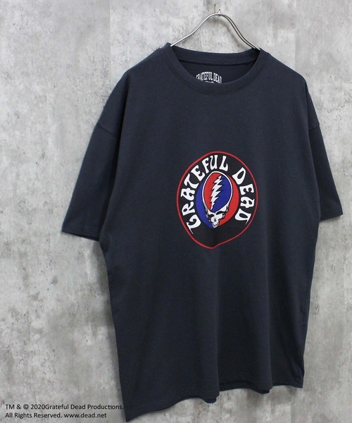 Grateful Dead(グレイトフルデッド)の「GRATEFUL DEAD グレイトフルデッド オーバーサイズ 半袖Tシャツ(Tシャツ/カットソー・メンズ・グレー系/グレー系2/グレー系3/グレー系4/グレー系5/チャコール/グレー系1・M/L/XL)」の7枚目の写真