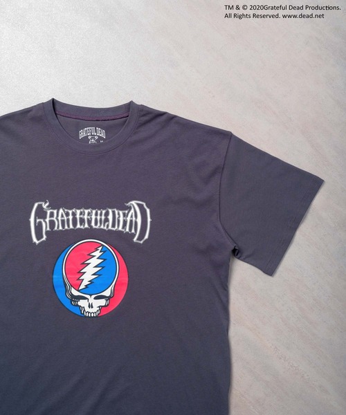 Grateful Dead(グレイトフルデッド)の「GRATEFUL DEAD グレイトフルデッド オーバーサイズ 半袖Tシャツ(Tシャツ/カットソー・メンズ・グレー系/グレー系2/グレー系3/グレー系4/グレー系5/チャコール/グレー系1・M/L/XL)」の9枚目の写真
