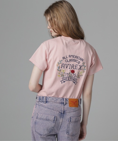HAND LIKE EMBROIDERY T-SHIRT/ハンドライク刺繍Tシャツ（T