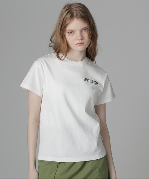 AVIREX（アヴィレックス）の「HAND LIKE EMBROIDERY T-SHIRT