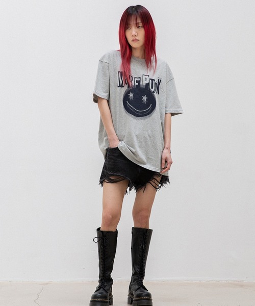 tシャツ A'GEM/9 × .kom 「ISTKUNST/イストクンスト」 MORE PUNK TEE/モア パンク TEE レディース A'GEM/9 × .kom 『ISTKUNST/イストクンスト』 MORE PUNK TEE