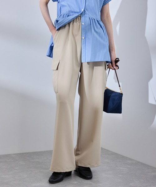 セール】【UVカット・接触冷感・イージーケア】イージーカーゴパンツ