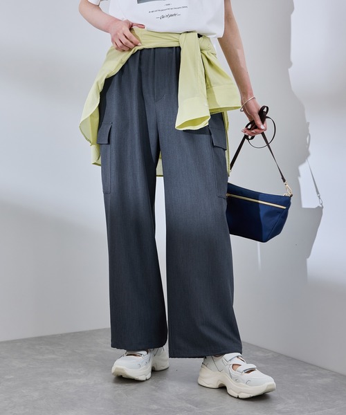 ROPE' PICNIC(ロペピクニック)の「【UVカット・接触冷感・イージーケア】イージーカーゴパンツ(カーゴパンツ・レディース・ブラック/ベージュ/ネイビー/グレー・36/38/40)」の22枚目の写真