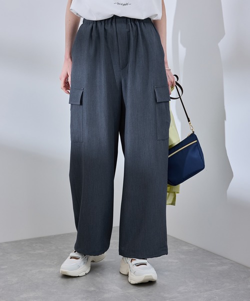 ROPE' PICNIC(ロペピクニック)の「【UVカット・接触冷感・イージーケア】イージーカーゴパンツ(カーゴパンツ・レディース・ブラック/ベージュ/ネイビー/グレー・36/38/40)」の21枚目の写真