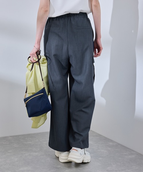 ROPE' PICNIC(ロペピクニック)の「【UVカット・接触冷感・イージーケア】イージーカーゴパンツ(カーゴパンツ・レディース・ブラック/ベージュ/ネイビー/グレー・36/38/40)」の20枚目の写真