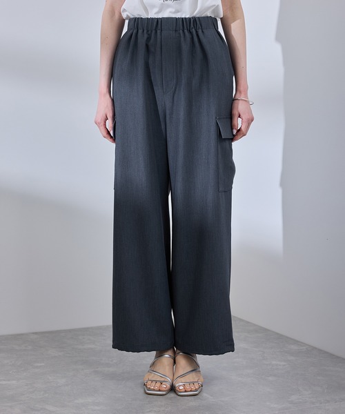 ROPE' PICNIC(ロペピクニック)の「【UVカット・接触冷感・イージーケア】イージーカーゴパンツ(カーゴパンツ・レディース・ブラック/ベージュ/ネイビー/グレー・36/38/40)」の19枚目の写真