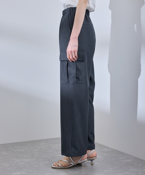 ROPE' PICNIC(ロペピクニック)の「【UVカット・接触冷感・イージーケア】イージーカーゴパンツ(カーゴパンツ・レディース・ブラック/ベージュ/ネイビー/グレー・36/38/40)」の18枚目の写真