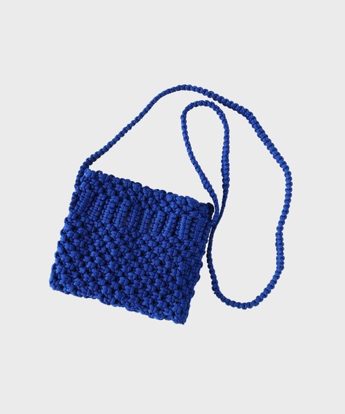 SUBLIME（サブライム）の「【SUBLiME/サブライム】HAND ROPE SACOCHE / ハンドロープサコッシュ（ショルダーバッグ・メンズ・イエロー/ネイビー/レッド/グリーン/ホワイト/ブラック・FREE）」の4枚目の写真