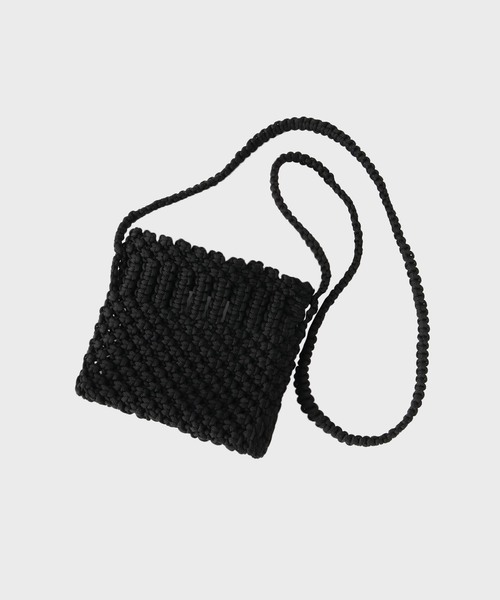 SUBLIME（サブライム）の「【SUBLiME/サブライム】HAND ROPE SACOCHE / ハンドロープサコッシュ（ショルダーバッグ・メンズ・イエロー/ネイビー/レッド/グリーン/ホワイト/ブラック・FREE）」の2枚目の写真