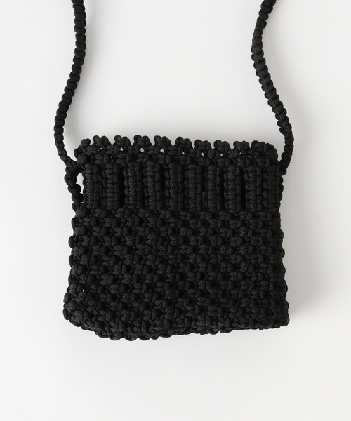 SUBLIME（サブライム）の「【SUBLiME/サブライム】HAND ROPE SACOCHE / ハンドロープサコッシュ（ショルダーバッグ・メンズ・イエロー/ネイビー/レッド/グリーン/ホワイト/ブラック・FREE）」の8枚目の写真