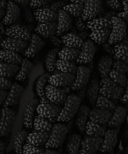 SUBLIME（サブライム）の「【SUBLiME/サブライム】HAND ROPE SACOCHE / ハンドロープサコッシュ（ショルダーバッグ・メンズ・イエロー/ネイビー/レッド/グリーン/ホワイト/ブラック・FREE）」の11枚目の写真