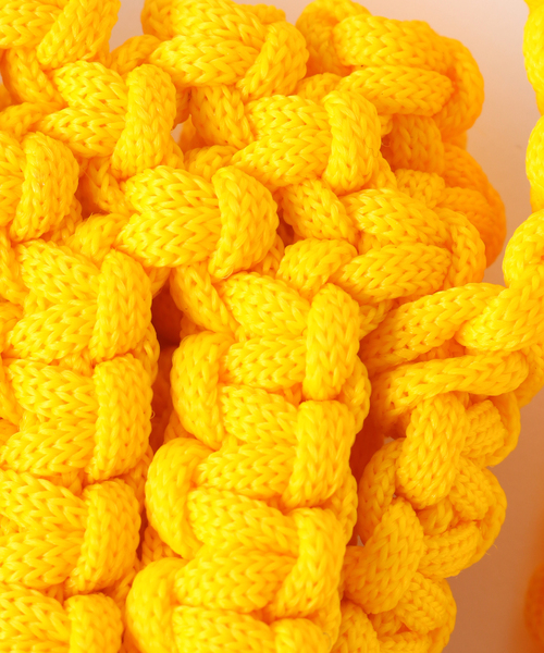 SUBLIME（サブライム）の「【SUBLiME/サブライム】HAND ROPE SACOCHE / ハンドロープサコッシュ（ショルダーバッグ・メンズ・イエロー/ネイビー/レッド/グリーン/ホワイト/ブラック・FREE）」の16枚目の写真