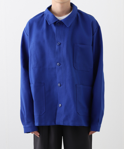 417 EDIFICE（フォーワンセブンエディフィス）の「Maison Empereur / メゾン・エンペラー work jacket Cicada brooch SET（カバーオール・メンズ・ブルー・LARGE/X-LARGE）」の4枚目の写真