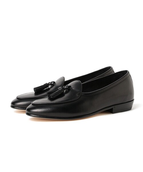 BEAMS F(ビームスエフ)の「【別注】Baudoin & Lange / レザー タッセルローファー(ドレスシューズ・メンズ・ブラック・43/39)」の1枚目の写真