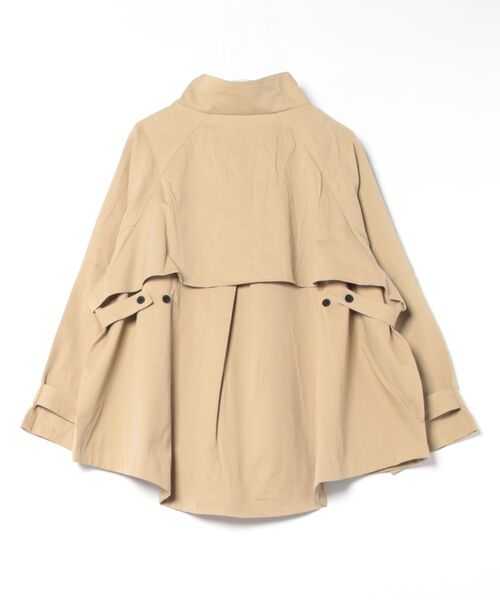 tシャツ stand collar A line coat /スタンドカラー 比翼 ラグランスリーブ Aライン コート レディース stand collar A line coat /スタンドカラー 比翼 ラグラン
