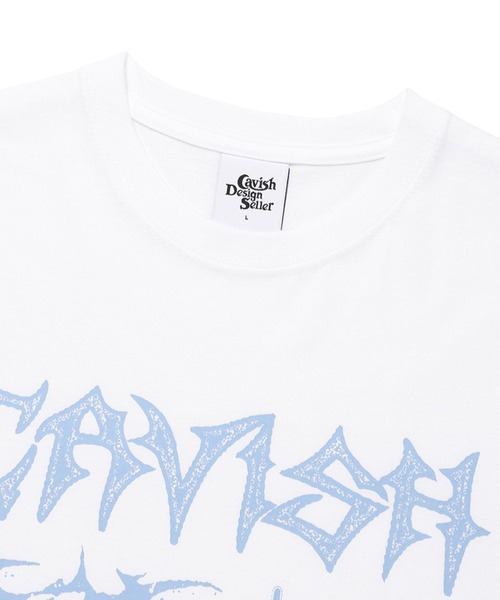 Cavish（カビシ）の「【UNISEX】CAVISH／TRUCKIN T（Tシャツ/カットソー・レディース・ホワイト/ブラック/チャコール・MEDIUM/LARGE）」の6枚目の写真