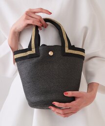 OPAQUE.CLIP | バスケット調デザインテープミニトートバッグ(トートバッグ)