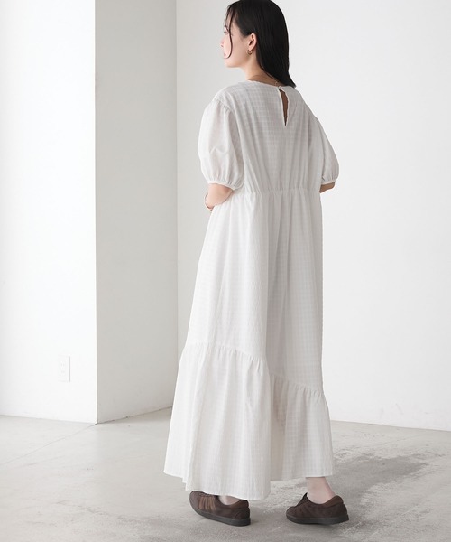 BEBE ONLINE STORE｜【店舗限定】パフスリーブティアード