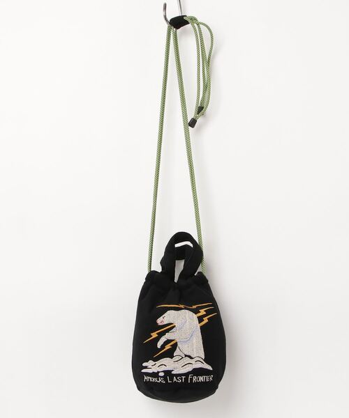 HOUSTON(ヒューストン)の「HOUSTON / EMB PILE EFFECT BAG(TIGER/MAP/DRAGON/ALASKA) / 6888/6889/6890/6891(ショルダーバッグ・レディース・ブルー/ピンク/オフホワイト/ブルー系その他/グリーン系その他/ブラック系その他/グリーン/その他/ブラック/ピンク系その他/ブラック系その他2・ONESIZE)」の11枚目の写真