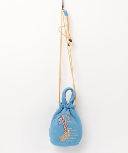 HOUSTON(ヒューストン)の「HOUSTON / EMB PILE EFFECT BAG(TIGER/MAP/DRAGON/ALASKA) / 6888/6889/6890/6891(ショルダーバッグ・レディース・ブルー/ピンク/オフホワイト/ブルー系その他/グリーン系その他/ブラック系その他/グリーン/その他/ブラック/ピンク系その他/ブラック系その他2・ONESIZE)」の8枚目の写真