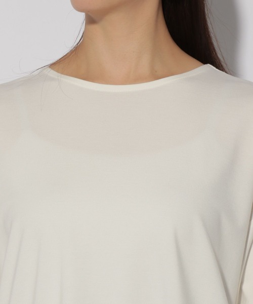 Elura（エルーラ）の「ドレスアップシアー切替プルオーバー/321608（Tシャツ/カットソー・レディース・ブルー/ホワイト/ネイビー/ライトブルー・SMALL/MEDIUM/LARGE）」の16枚目の写真