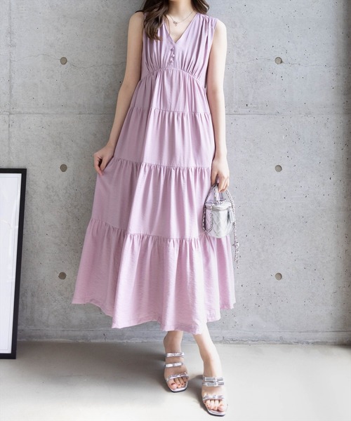 ✨新品タグ付✨セルフポートレート ノースリーブ ワンピース Sサイズ 2サイズ展開』フロント刺繍ノースリーブワンピース（ワンピース