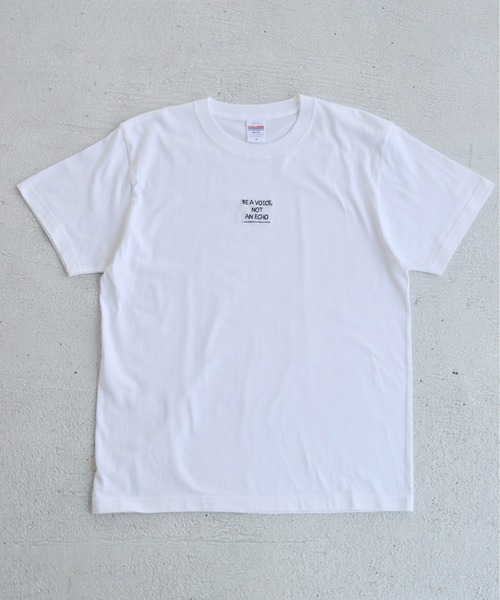 ANGIE（アンジー）の「フロント ワンポイント 刺繍 ロゴ Tシャツ（半袖）（Tシャツ/カットソー・レディース・ホワイト/オフホワイト/ブラック/ライトピンク・MEDIUM/LARGE）」の14枚目の写真