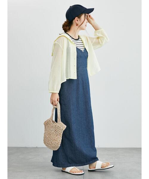 Lugnoncure(ルノンキュール)の「デニムキャミソールワンピース《2025summer catalog item》(ワンピース・レディース・ネイビー/ブルー・F)」の6枚目の写真