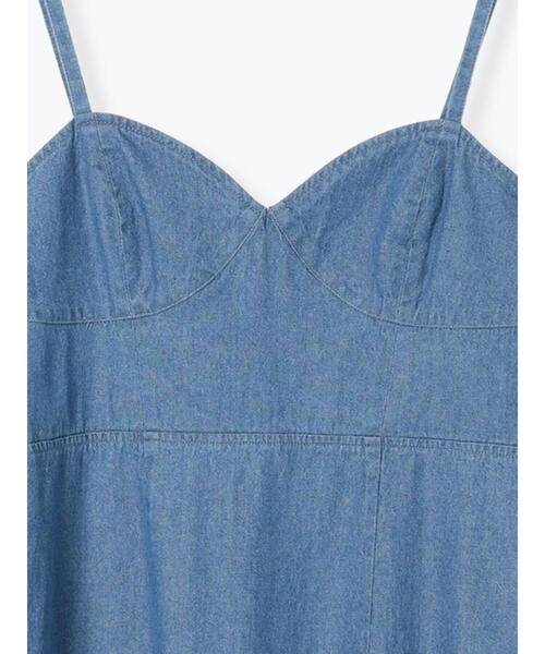 Lugnoncure(ルノンキュール)の「デニムキャミソールワンピース《2025summer catalog item》(ワンピース・レディース・ネイビー/ブルー・F)」の11枚目の写真