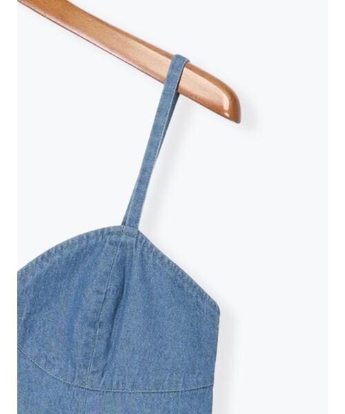 Lugnoncure(ルノンキュール)の「デニムキャミソールワンピース《2025summer catalog item》(ワンピース・レディース・ネイビー/ブルー・F)」の12枚目の写真