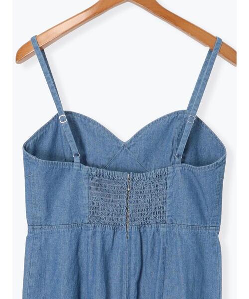 Lugnoncure(ルノンキュール)の「デニムキャミソールワンピース《2025summer catalog item》(ワンピース・レディース・ネイビー/ブルー・F)」の14枚目の写真