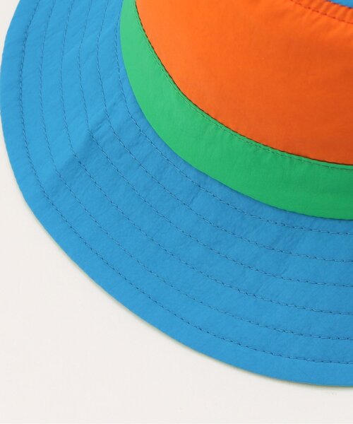 Ampersand（アンパサンド）の「【UVカット/撥水加工/接触冷感】ひんやり撥水アウトドアHAT（ハット・キッズ・ブラック/ベージュ/ピンク/サックスブルー/カーキ/レインボー・52/54/56/48/50）」の13枚目の写真