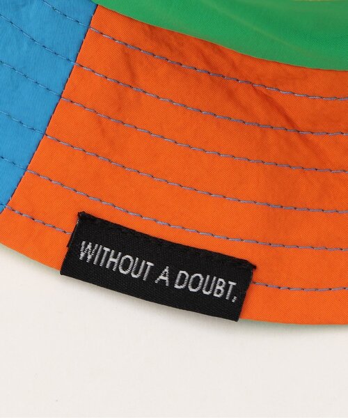 Ampersand（アンパサンド）の「【UVカット/撥水加工/接触冷感】ひんやり撥水アウトドアHAT（ハット・キッズ・ブラック/ベージュ/ピンク/サックスブルー/カーキ/レインボー・52/54/56/48/50）」の14枚目の写真