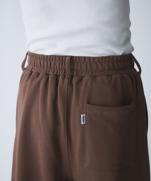 Adoon plain(アドーンプレーン)の「2-Tuck Curved Wide Sweat Pants / 2タックカーブワイドスウェットパンツ(スウェットパンツ・メンズ・ブラック/ブラウン・MEDIUM/LARGE)」の18枚目の写真