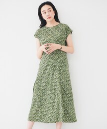UNTITLED☆ワンピース AMBIDEX Store △recycle OX 数字刺繍 シャツワンピース(F コン