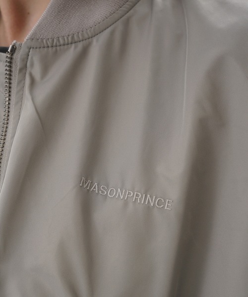 MASONPRINCE(メイソンプリンス)の「ショート丈 ドロップショルダー MA-1 ブルゾン JK4045【MASONPRINCE】(MA-1・メンズ・ネイビー/グレー・L/M/S)」の11枚目の写真