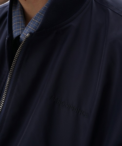 MASONPRINCE(メイソンプリンス)の「ショート丈 ドロップショルダー MA-1 ブルゾン JK4045【MASONPRINCE】(MA-1・メンズ・ネイビー/グレー・L/M/S)」の13枚目の写真