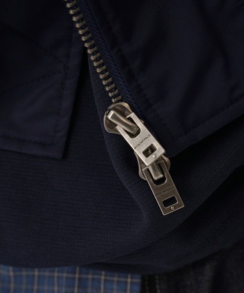 MASONPRINCE(メイソンプリンス)の「ショート丈 ドロップショルダー MA-1 ブルゾン JK4045【MASONPRINCE】(MA-1・メンズ・ネイビー/グレー・L/M/S)」の14枚目の写真