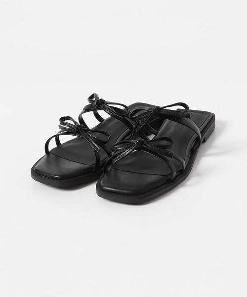 セール】『MADE IN JAPAN』ダブルリボンフラットサンダル