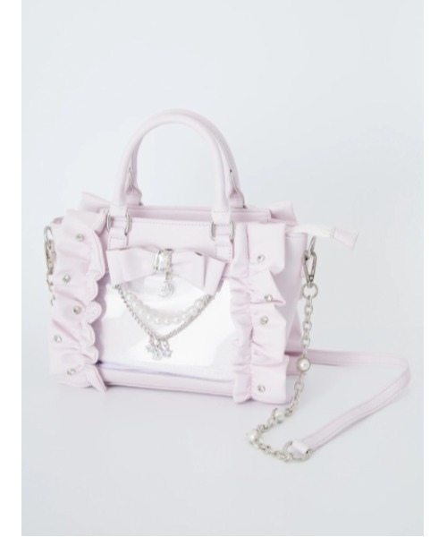 Ank Rouge(アンクルージュ)の「【痛バ】確定ファンサの星座おまじないBAG(トートバッグ・レディース・ブラック/ピンク/ホワイト/A/ネイビー/ブルー・FREE)」の5枚目の写真