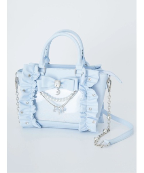 Ank Rouge(アンクルージュ)の「【痛バ】確定ファンサの星座おまじないBAG(トートバッグ・レディース・ブラック/ピンク/ホワイト/A/ネイビー/ブルー・FREE)」の4枚目の写真
