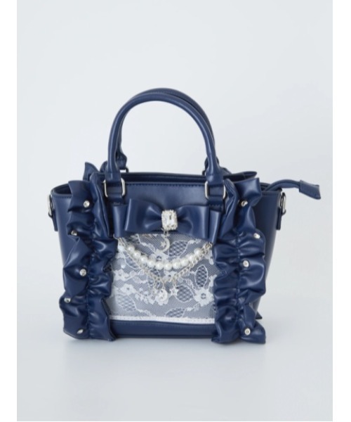 Ank Rouge(アンクルージュ)の「【痛バ】確定ファンサの星座おまじないBAG(トートバッグ・レディース・ブラック/ピンク/ホワイト/A/ネイビー/ブルー・FREE)」の10枚目の写真