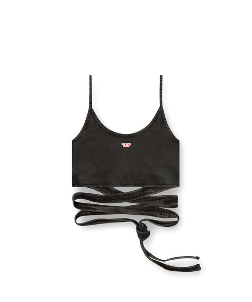 DIESEL（ディーゼル）の「ウィメンズ キャミソールトップ T-LEYA-TAIL-R1（キャミソール・レディース・ブラック・LARGE/MEDIUM/SMALL/X-SMALL/X-LARGE）」の5枚目の写真