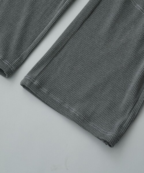 PUBLIC TOKYO（パブリックトウキョウ）の「フェードガーデナーリブパンツ（その他パンツ・メンズ・ライトブルー/ダークグレー・2/1）」の12枚目の写真