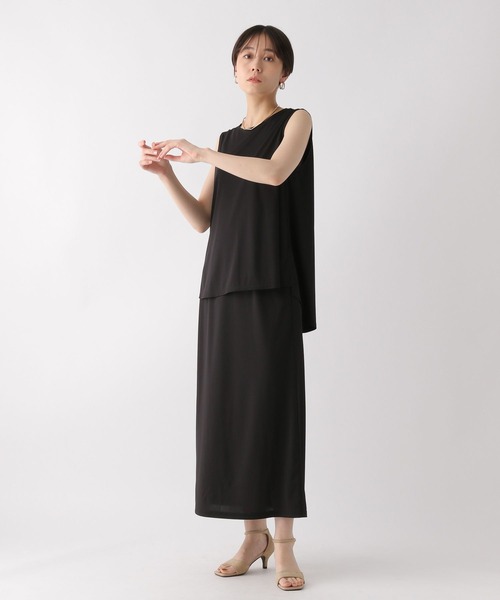 Elura（エルーラ）の「サマーイージーケアナロースカート〈低身長サイズあり〉/450751（スカート・レディース・ホワイト/ブラック/カーキ・FREE(S)/MEDIUM/LARGE）」の11枚目の写真