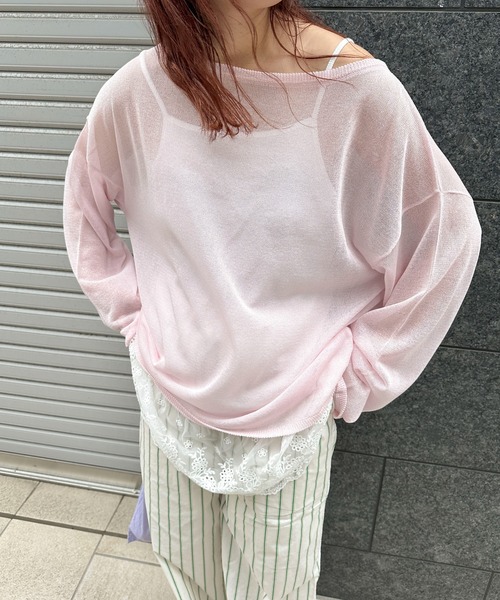 PILIT（ピリット）の「裾レース チュニックキャミソール（キャミソール・レディース・オフホワイト/ブラック・MEDIUM）」の12枚目の写真