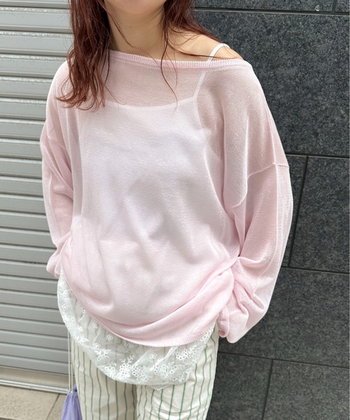 PILIT（ピリット）の「裾レース チュニックキャミソール（キャミソール・レディース・オフホワイト/ブラック・MEDIUM）」の11枚目の写真