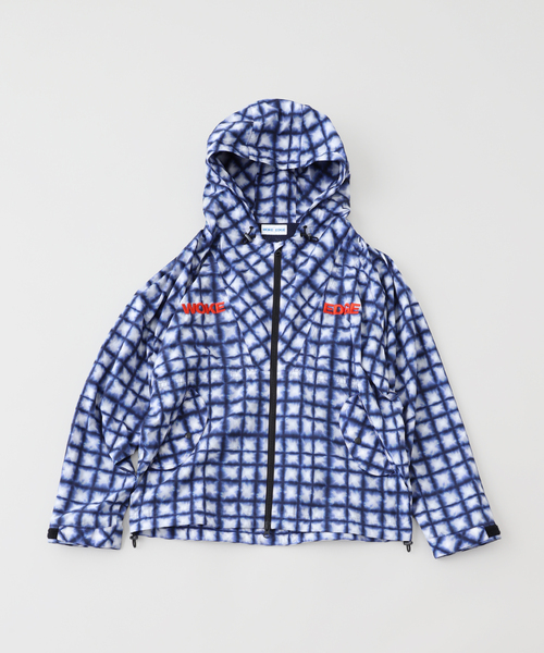WOKE EDGE / ウォークエッジ TIEDYE CHECK PARKA