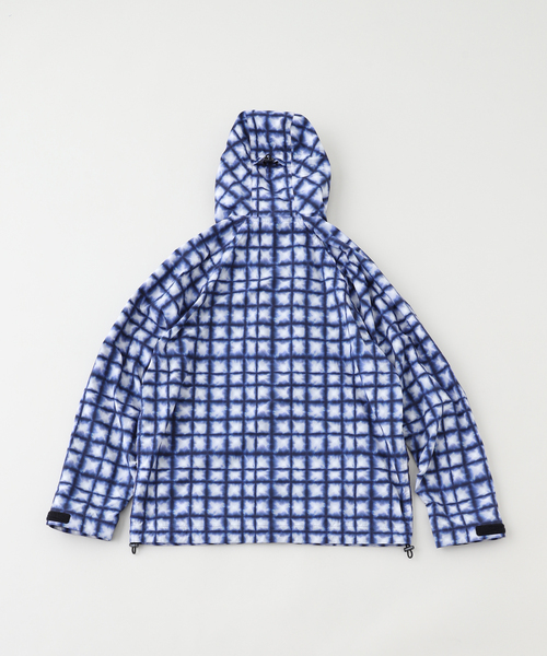 WOKE EDGE Tiedye Check Parka マウンテンパーカー WOKE EDGE