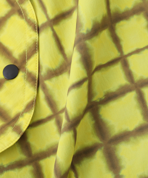 WOKE EDGE / ウォークエッジ TIEDYE CHECK PARKA